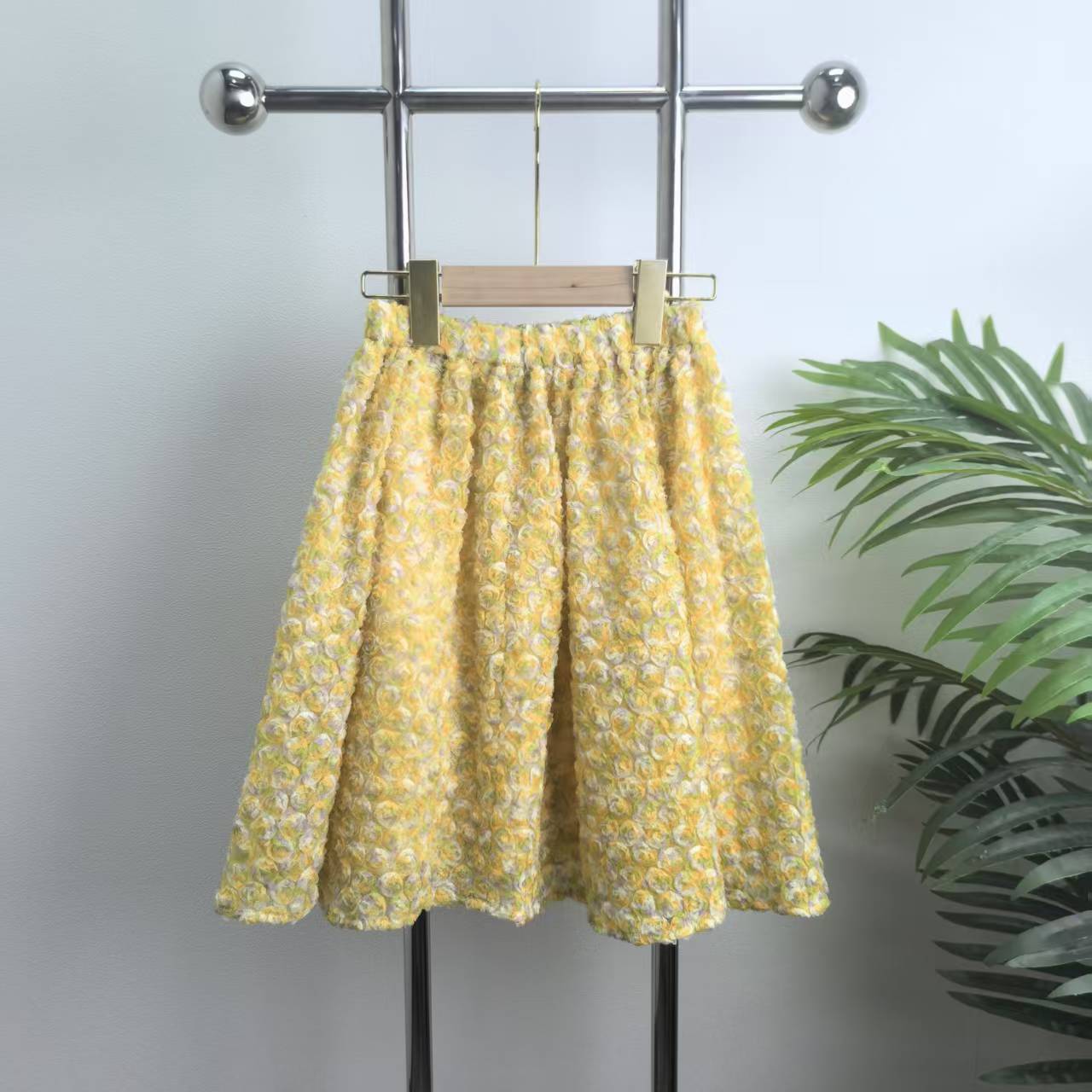 【7278】黄色半裙B8-7
