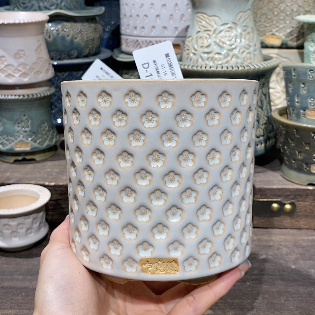 七里烧花盆1-16-104口径10