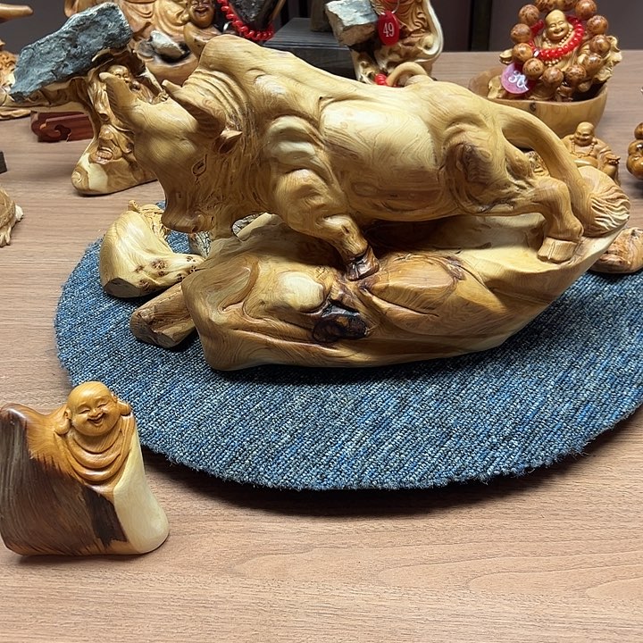 柏木铭*太行崖柏手把摆件