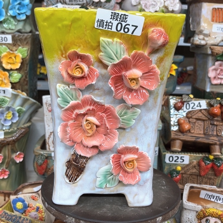 紫砂花盆粗陶材质多肉花盆067