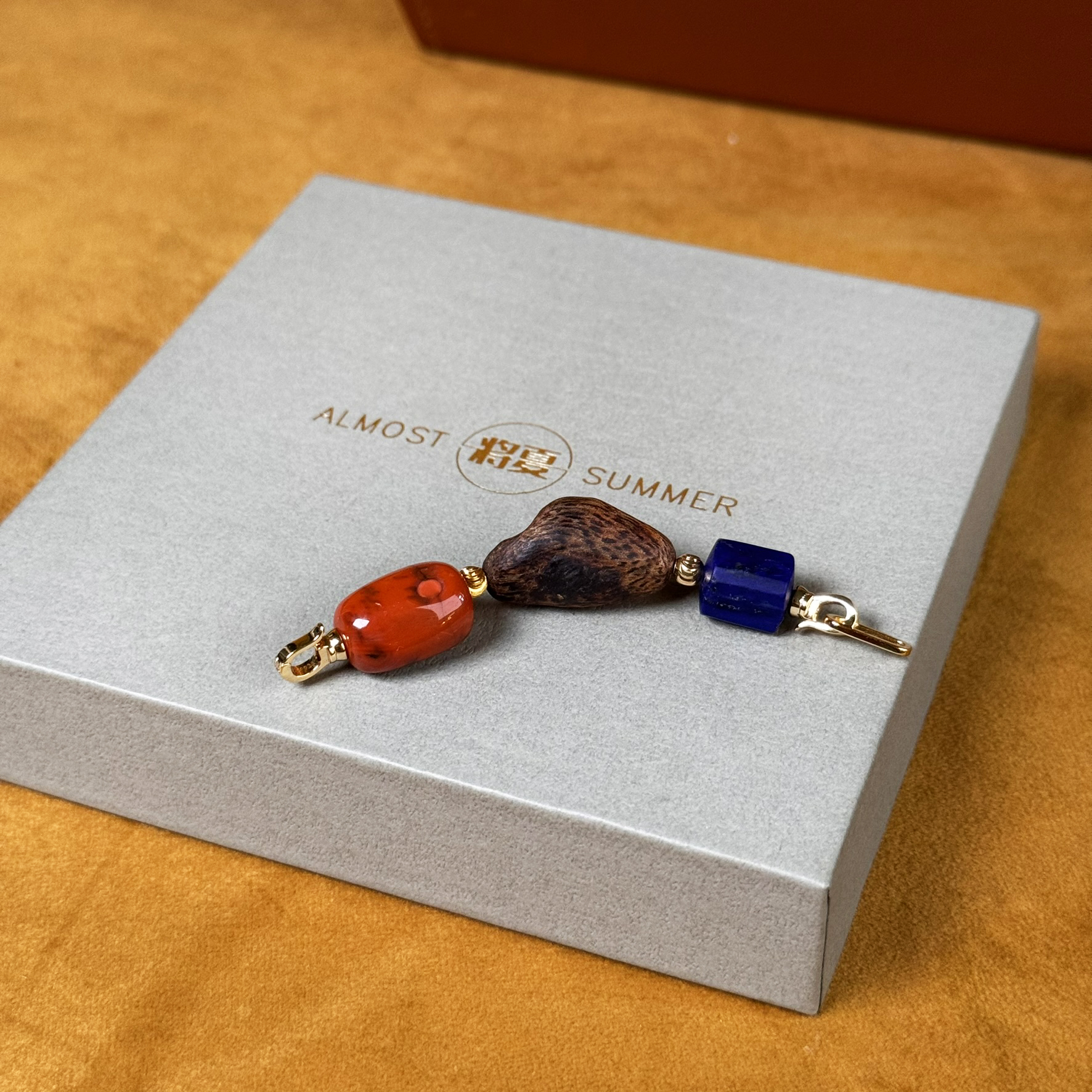 【红珠木头帝王蓝延长链】将夏