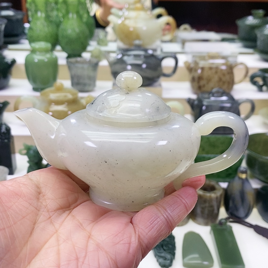 和田玉茶壶未镶嵌用****0
