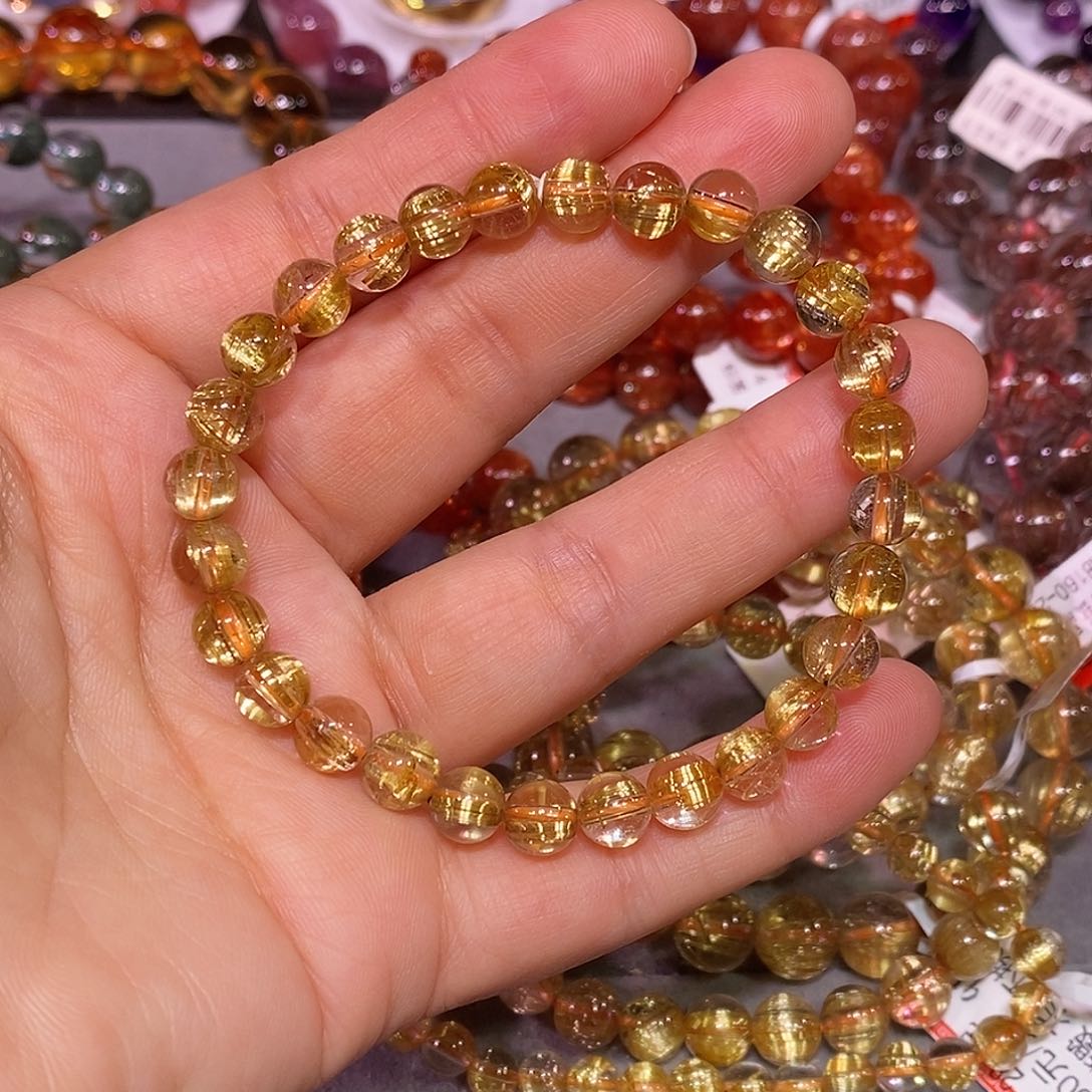 未镶嵌手链水晶金钛晶7