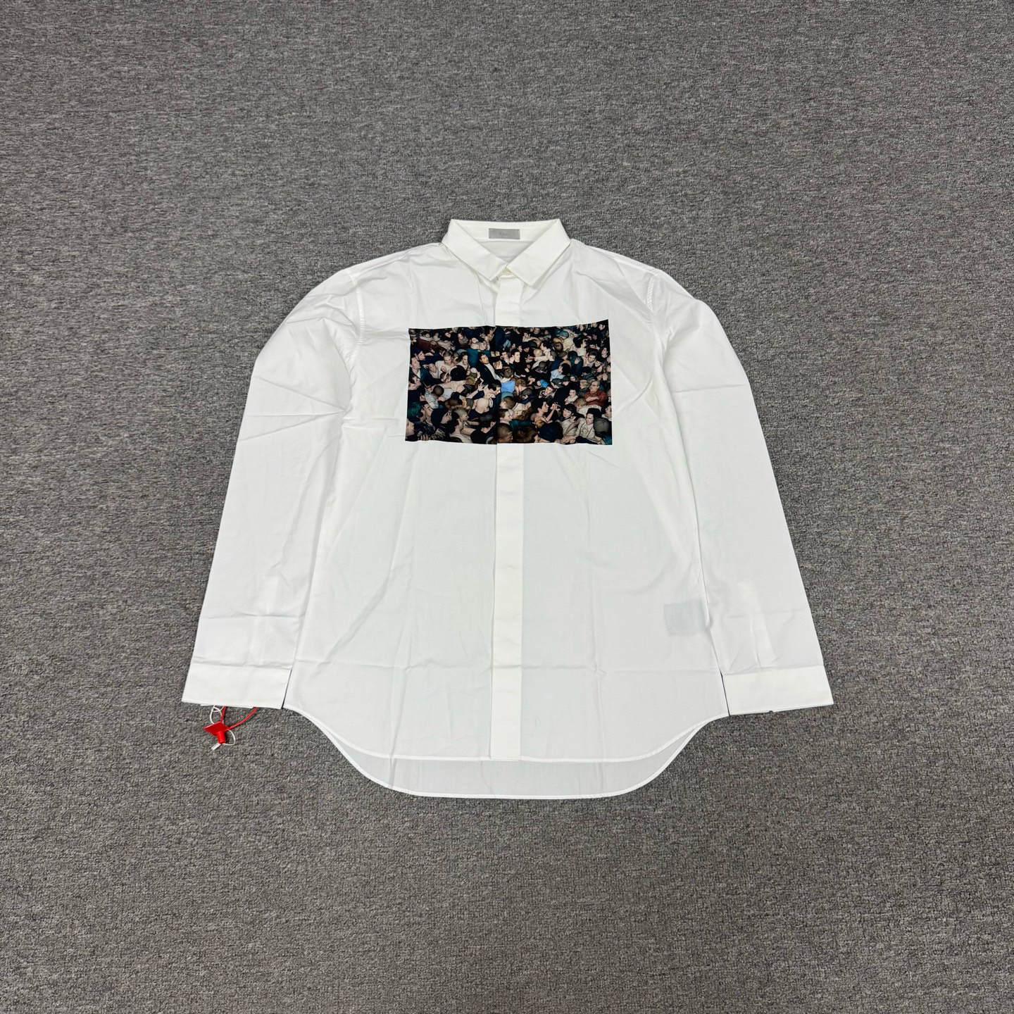 99新 DIOR HOMME/迪奥·桀傲 迪奥 人像宗教图案 长袖衬衫 40码 