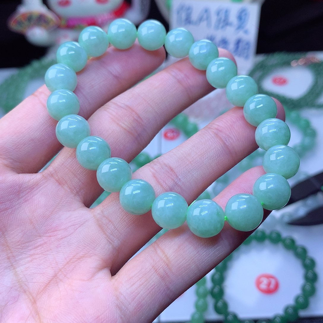 翡翠毛衣链未镶嵌