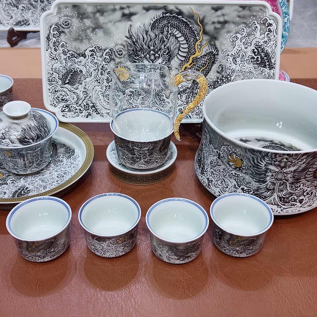 摆件景德镇陶瓷我呜呜我真的很喜欢
