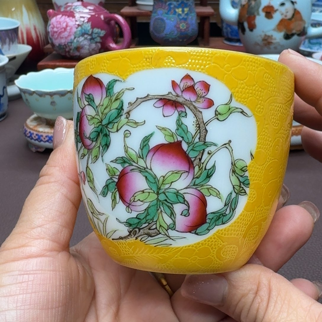 瓷片景德镇仿古手工制作精品展示