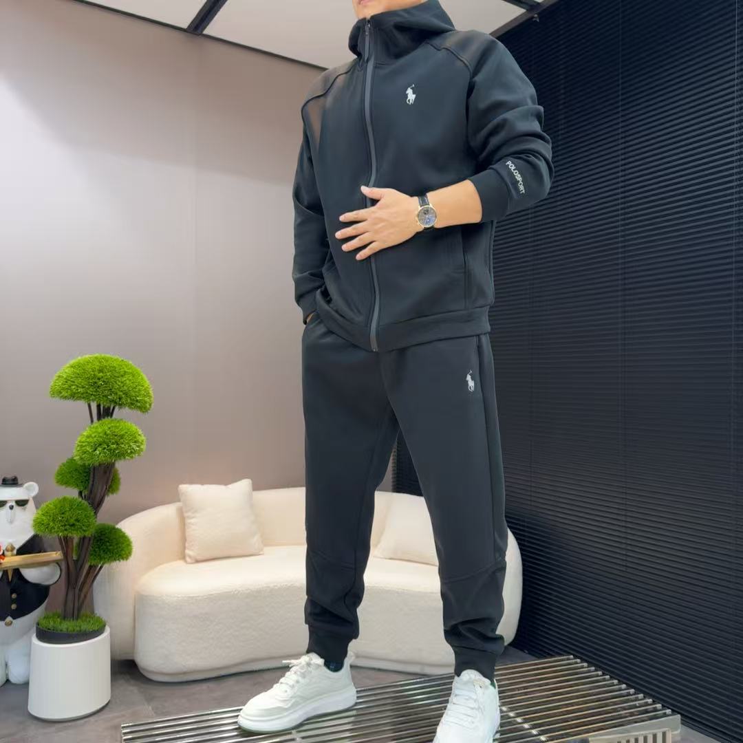 品至家秋季新品户外男士空气层运动休闲套装-8816