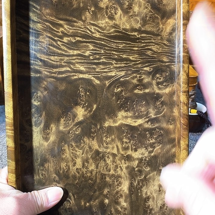金丝楠阴沉木盘子
