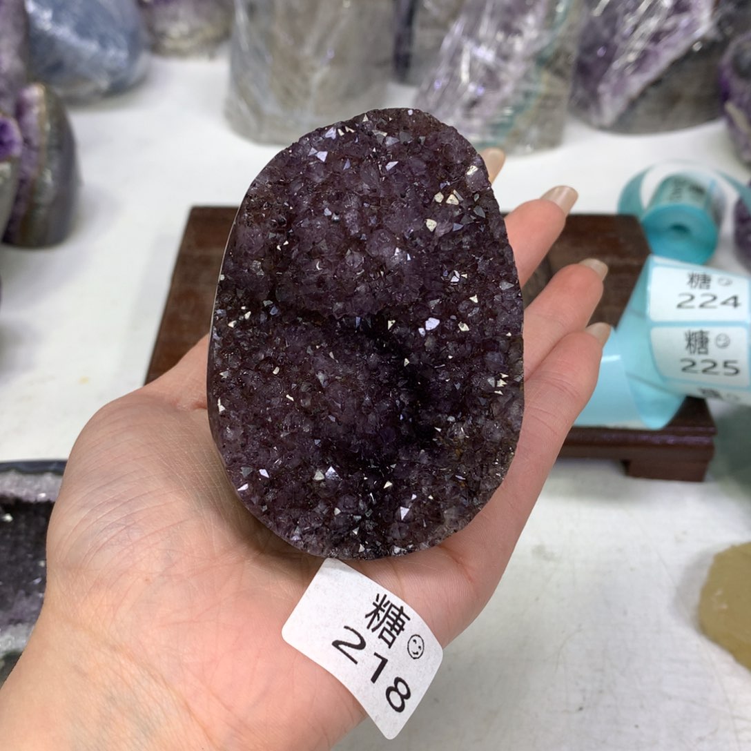 紫晶摆件未镶嵌水晶