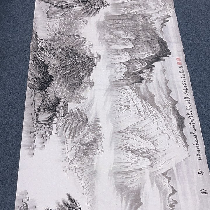 国画纯手绘字画宣纸