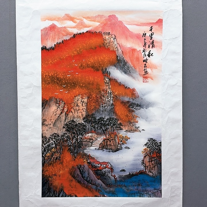 国画书法作品多次参加