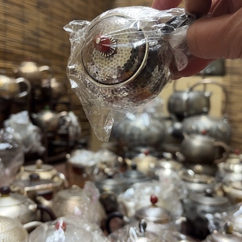 纯银泡茶壶纯银泡茶