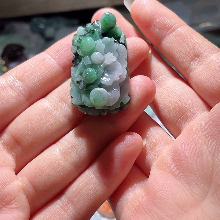 翡翠未镶嵌颈饰天然