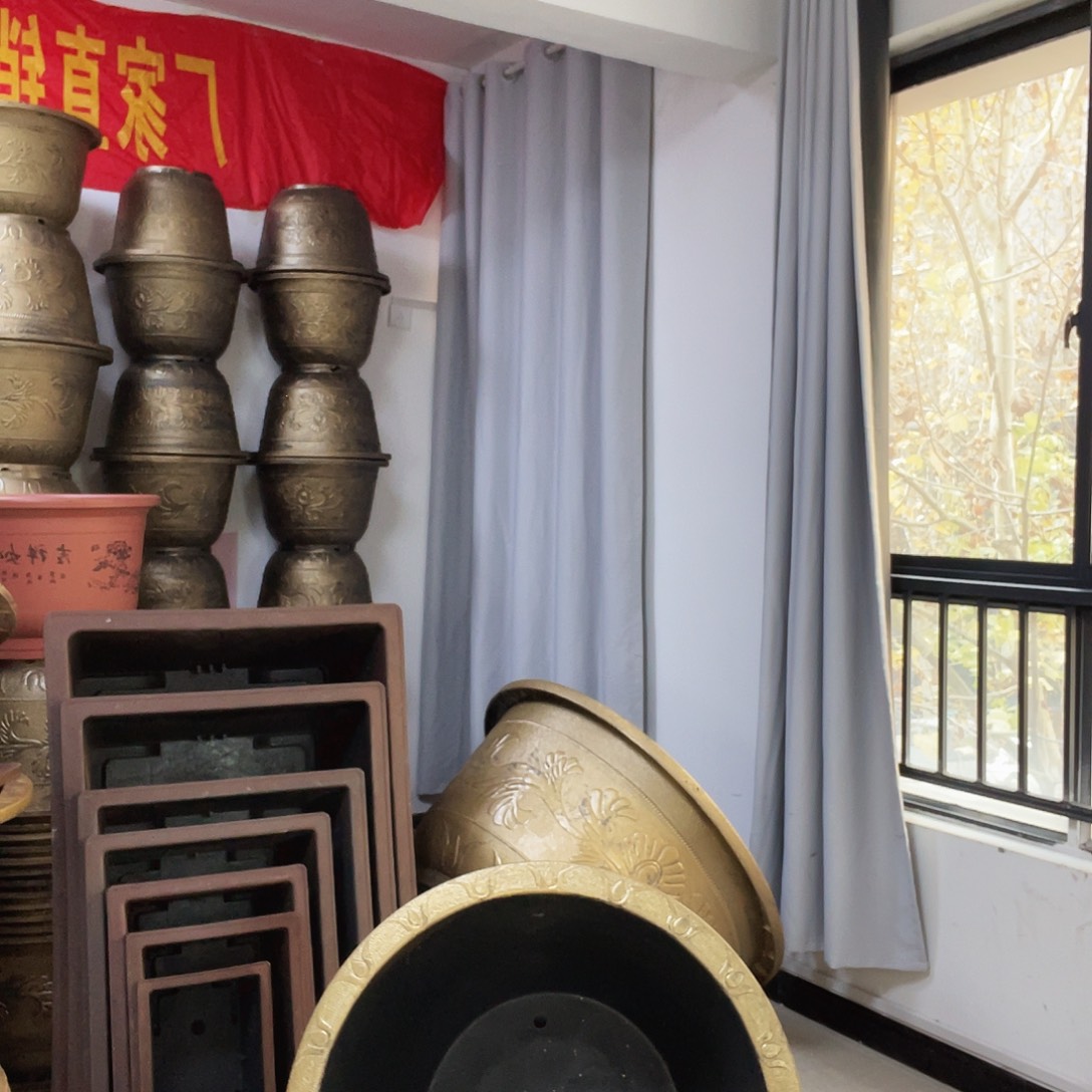 2个83口径花盆，打孔