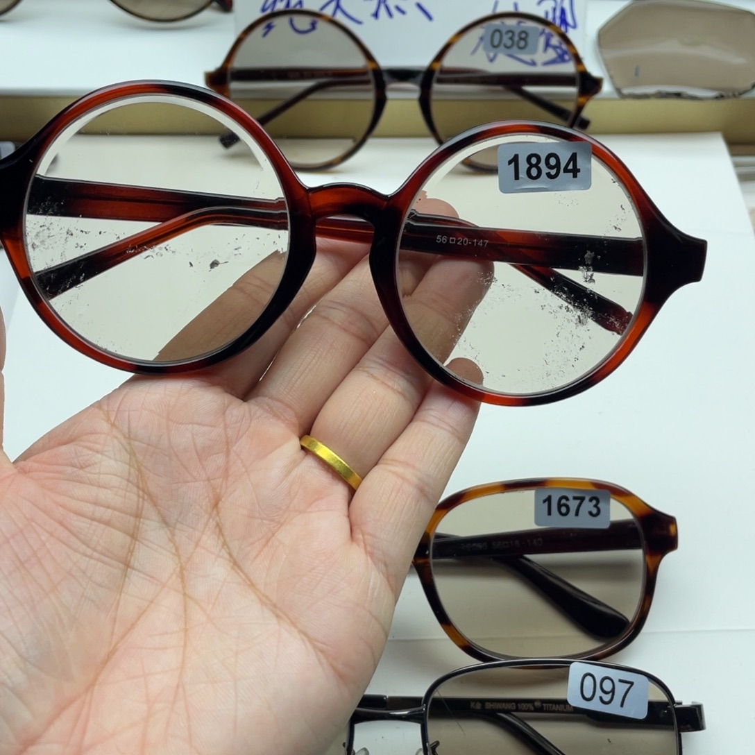 茶水晶复古圆 1894