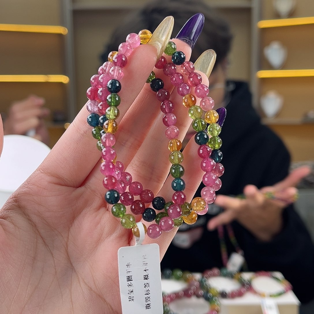 碧玺碧玺5mm（多样性发一件未镶嵌安*