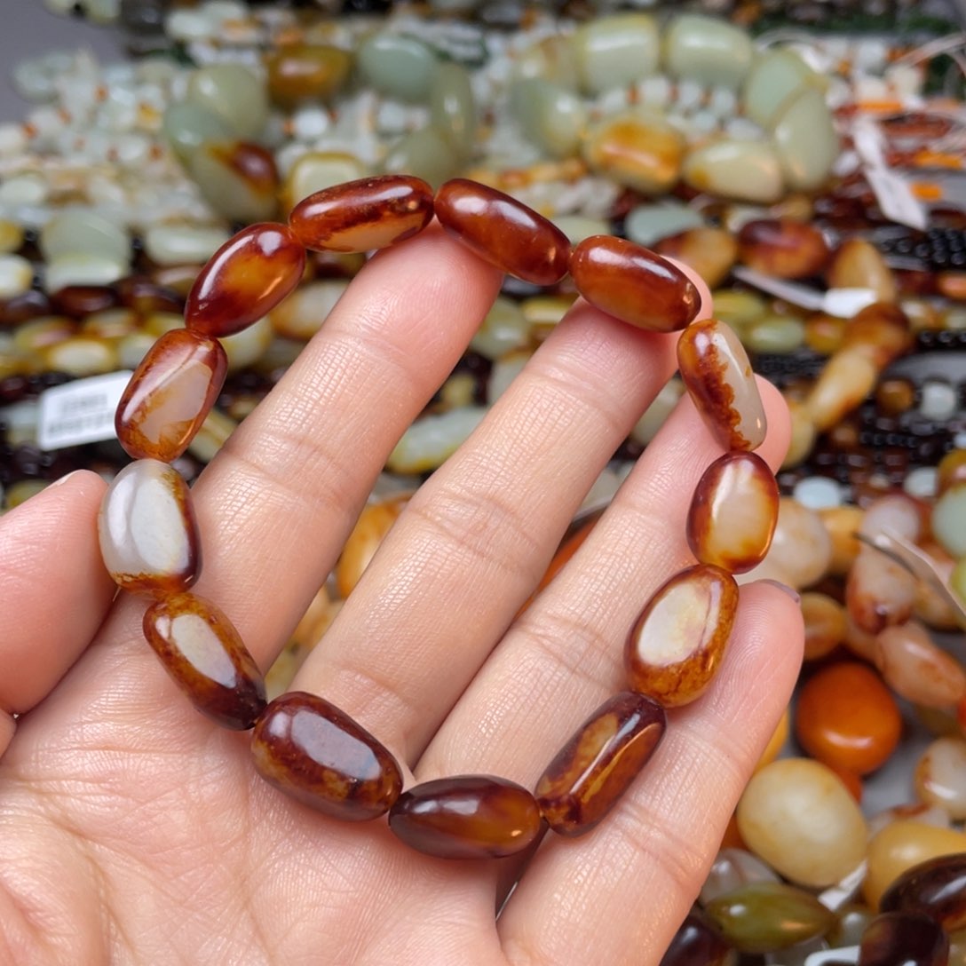 和田玉手链未镶嵌