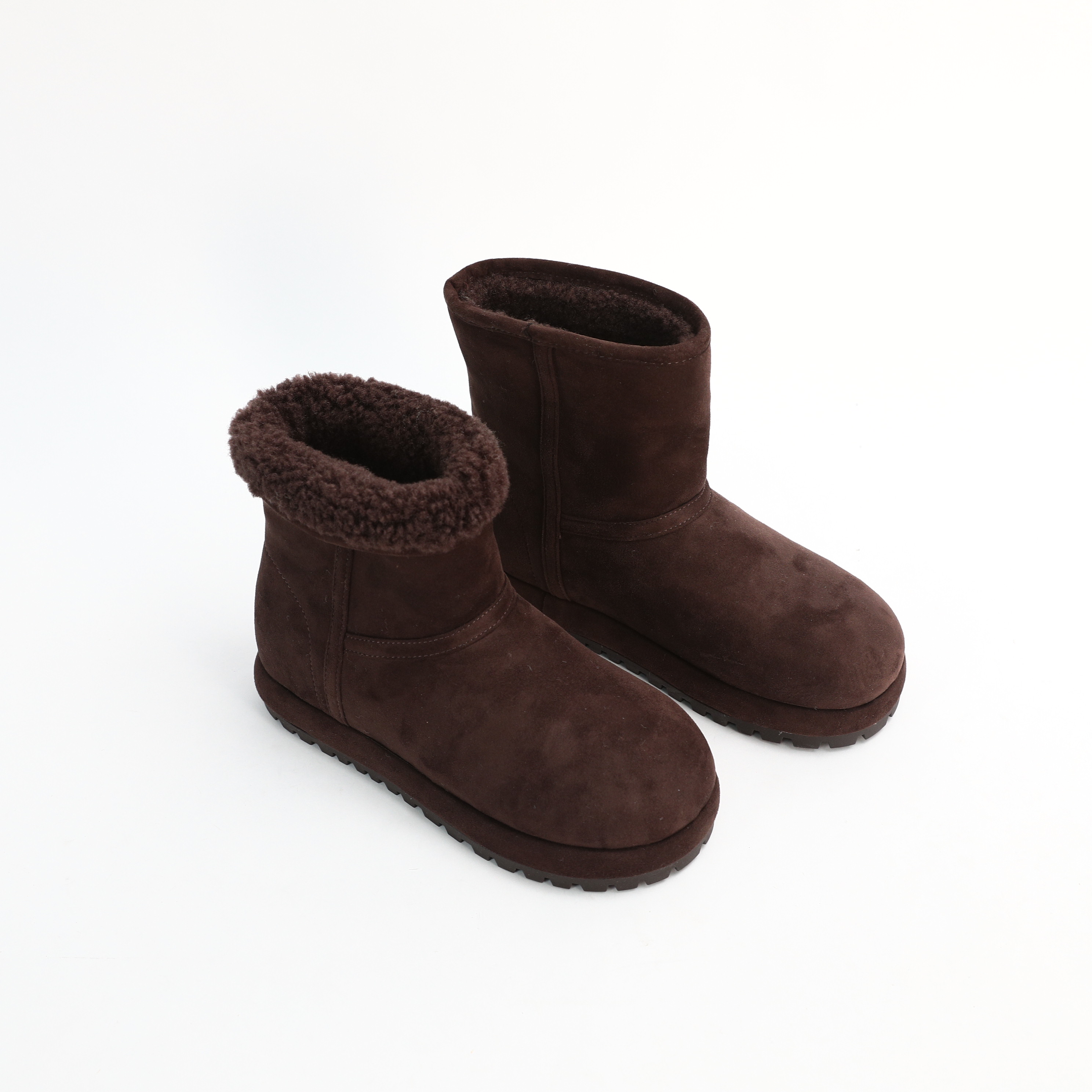 【暖炉小土豆】~5.5cm厚底短筒保暖短靴雪地靴 时代品牌 M20178