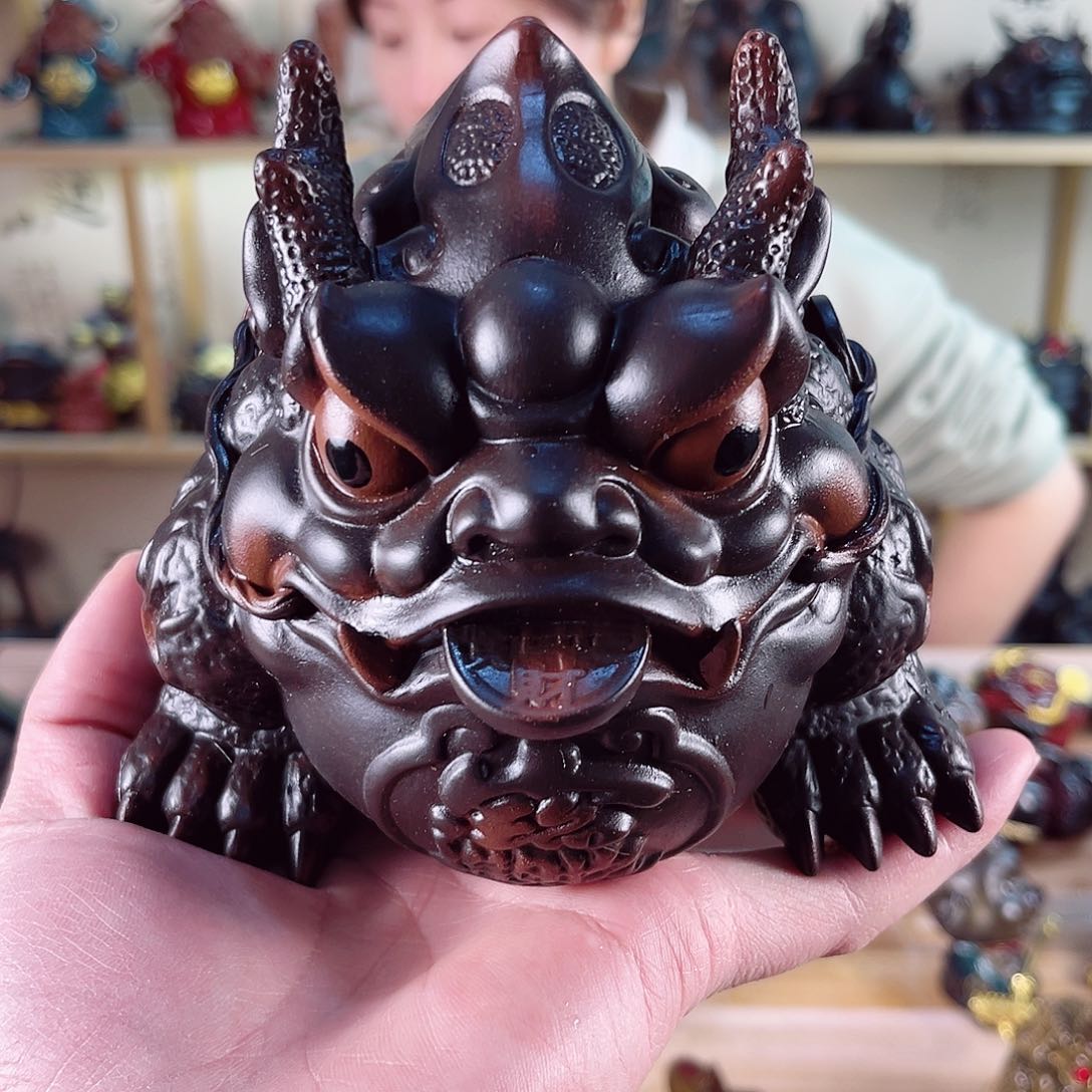 紫砂茶宠紫陶树脂茶宠摆件