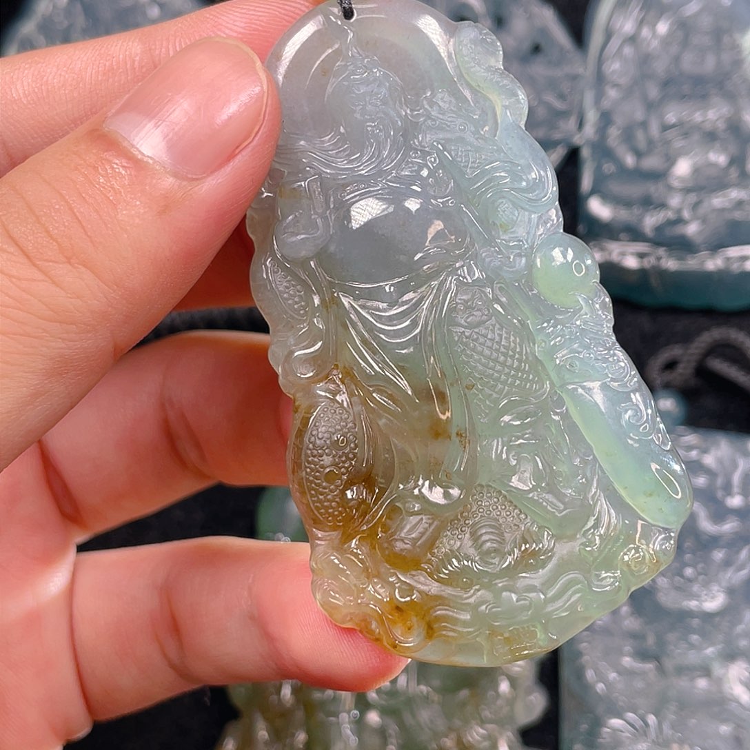 颈饰未镶嵌翡翠6，