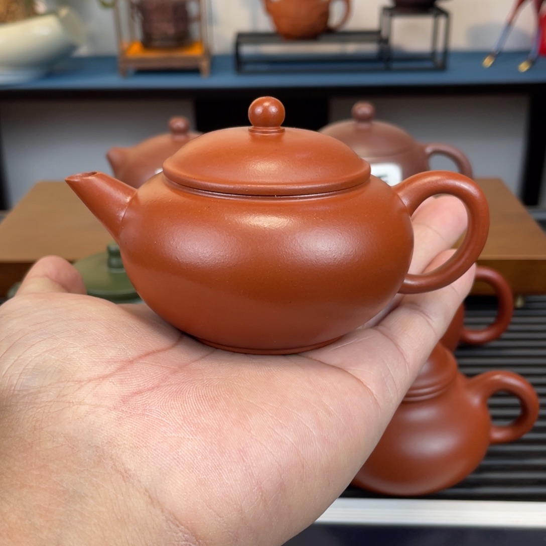 紫砂茶壶小红泥水平150cc