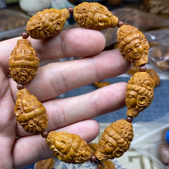 橄榄核手串/手链橄榄核雕工艺手串