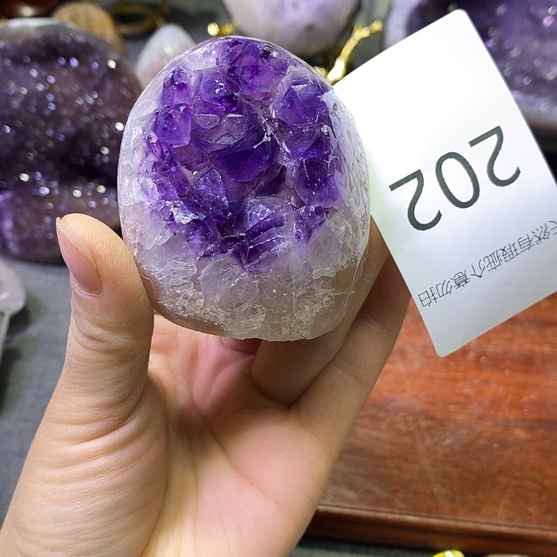 珠宝半成品未镶嵌紫晶