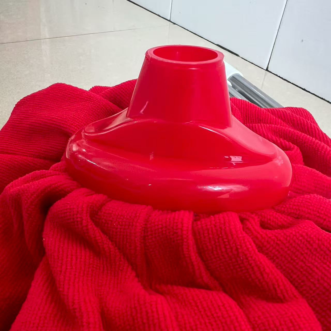 锁边手工纤维毛巾布家用地拖布吸水墩布普通老式拖把一拖净