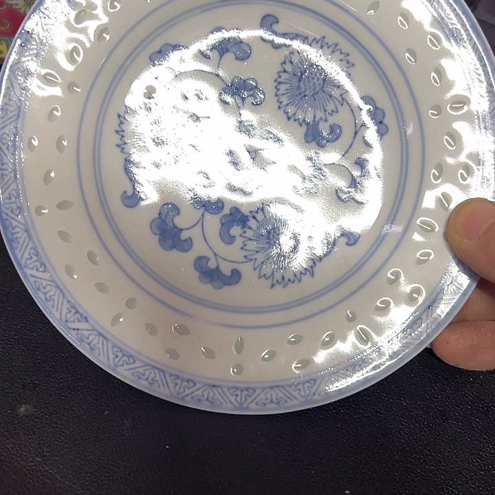 烛***丶摆件陶15厘米手绘盘子景德镇