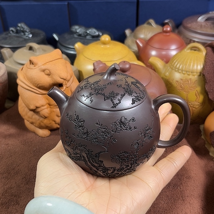 茶壶紫砂紫砂微瑕