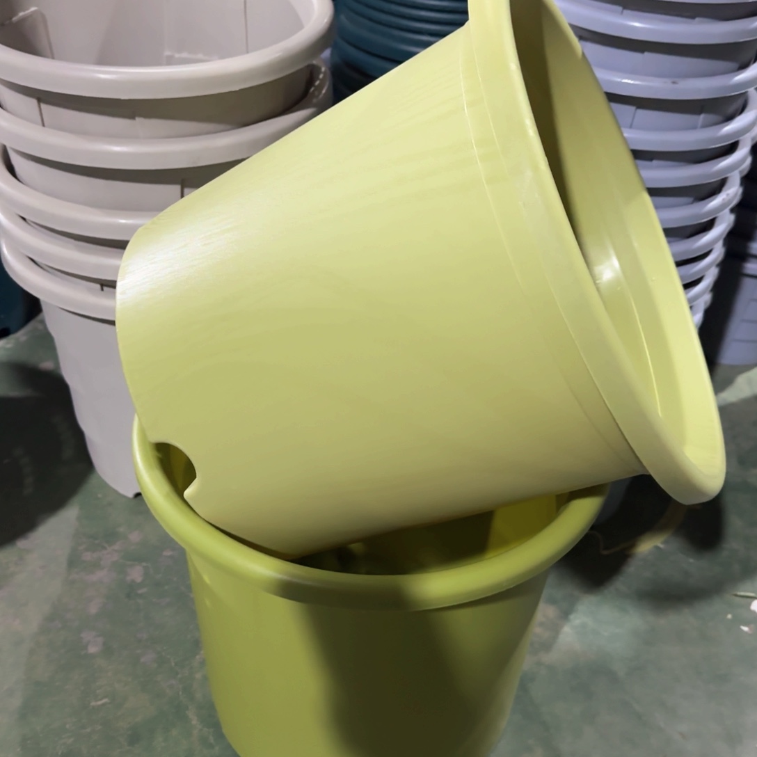 树脂四季盆6#无拖果绿微瑕7