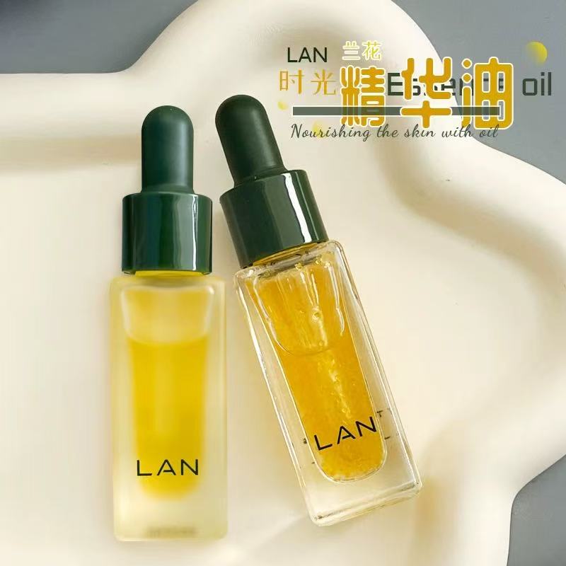 LAN兰时光油抗皱紧致保湿提亮肤色兰花精华气泡精华油时光油