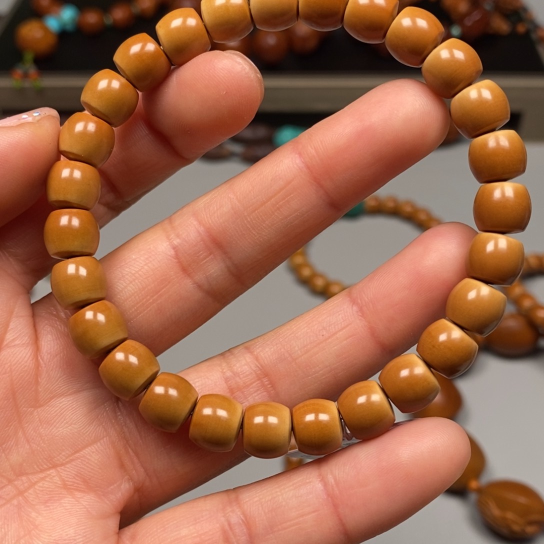 橄榄核吊坠核尖单圈