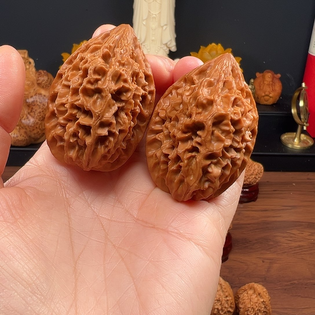 文玩核桃吊坠36招财鼠