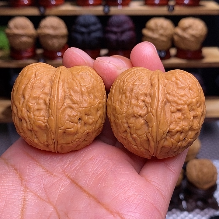 文玩核桃把件寿星元宝30