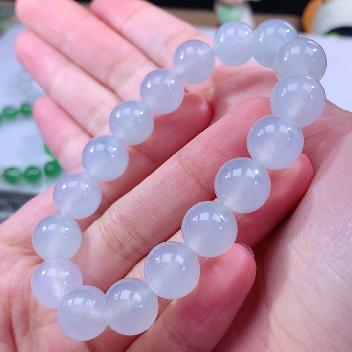 翡翠手链未镶嵌E****）翡翠