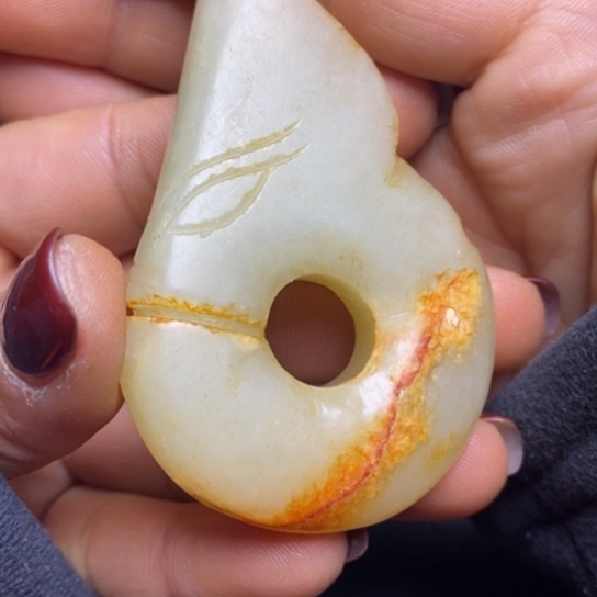 和田玉（糖玉）挂件未镶嵌