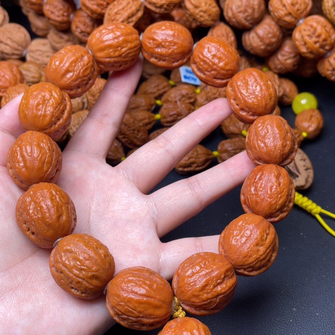 文玩核桃手串红枣手持
