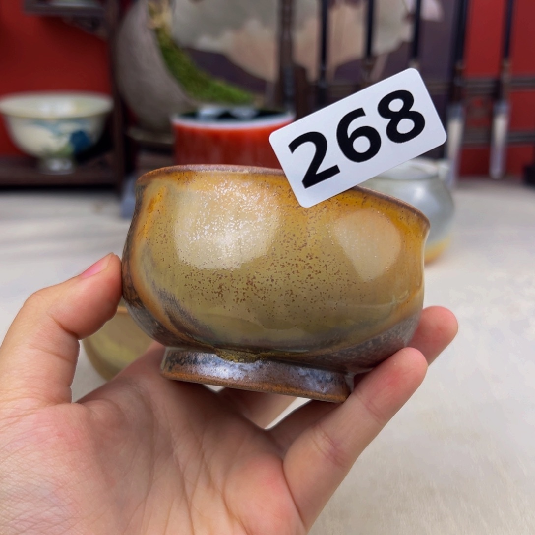 杯子纯手工柴烧主人杯