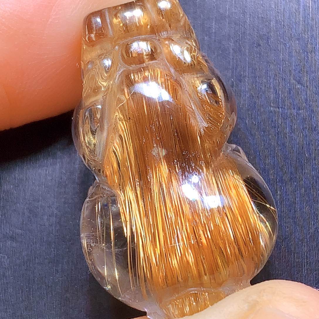 水晶吊坠银S925镶嵌天然水晶