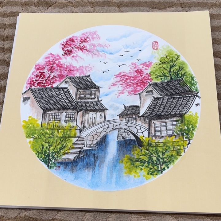 国画花鸟等多种鸟类的栖息地及