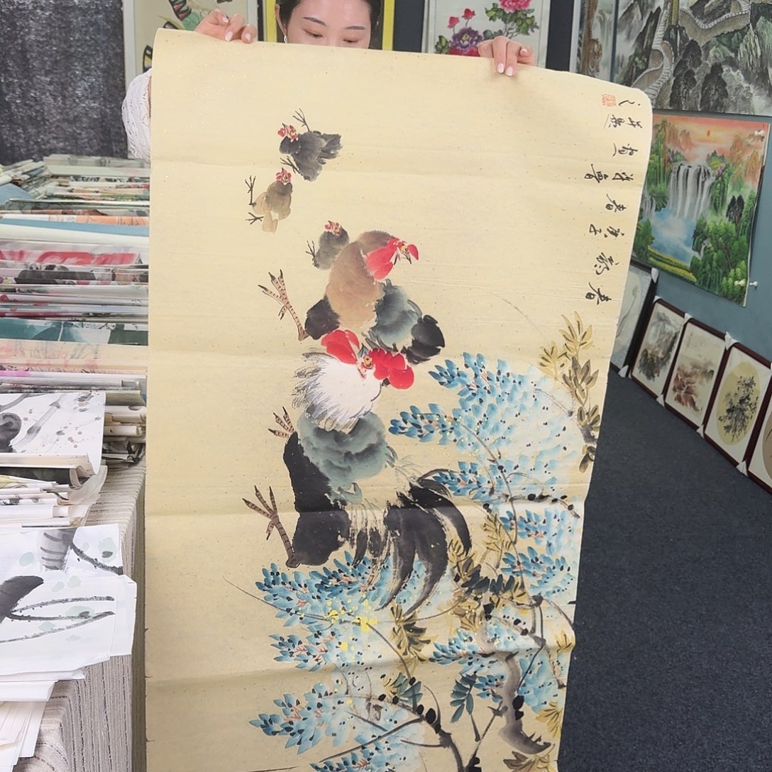 纯手绘国画作品作品