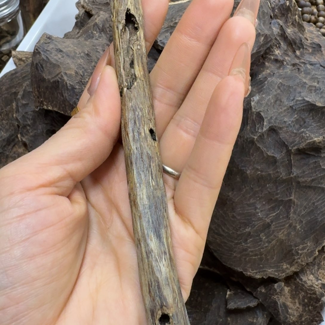 沉香沉香枕安*块料奇楠树心油虫漏27克