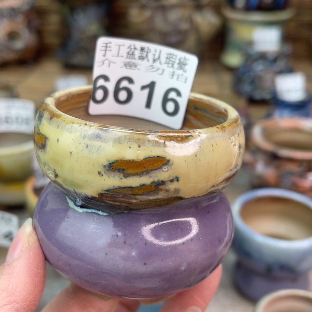 手工花盆默认瑕疵完美者勿拍