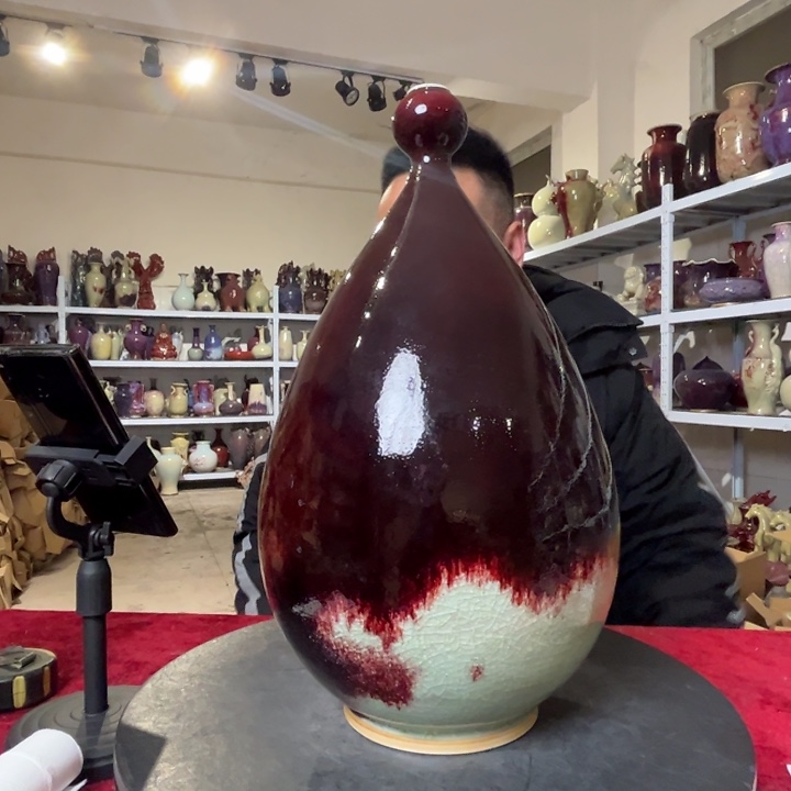 勇***前牛家钧窑牛自恒老师钧瓷