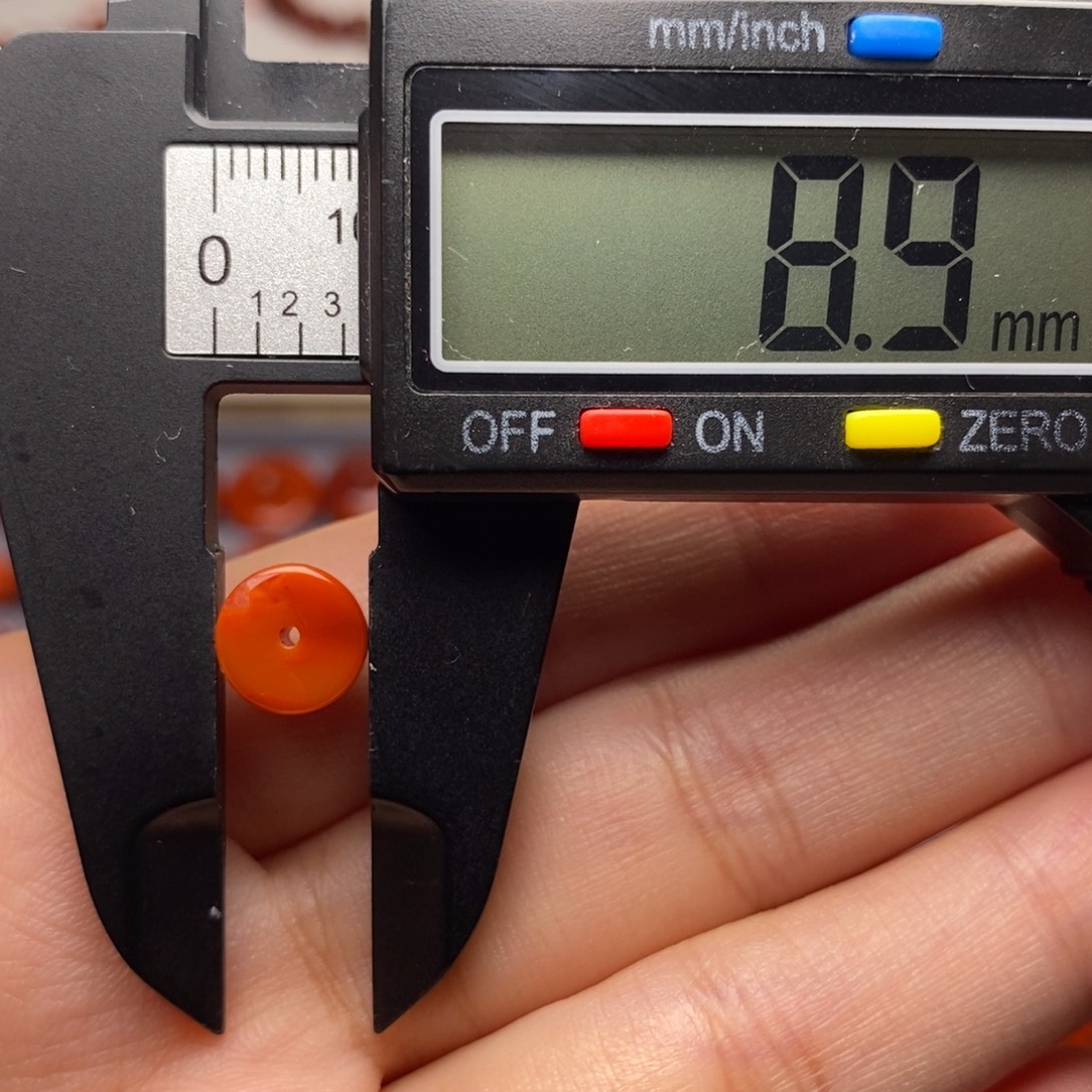 南红玛瑙未镶嵌配饰8✖️5.4微瑕