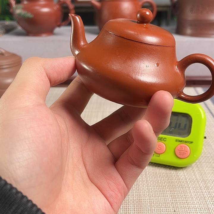 林***鑫紫砂茶杯宜兴原矿手工紫矿壶