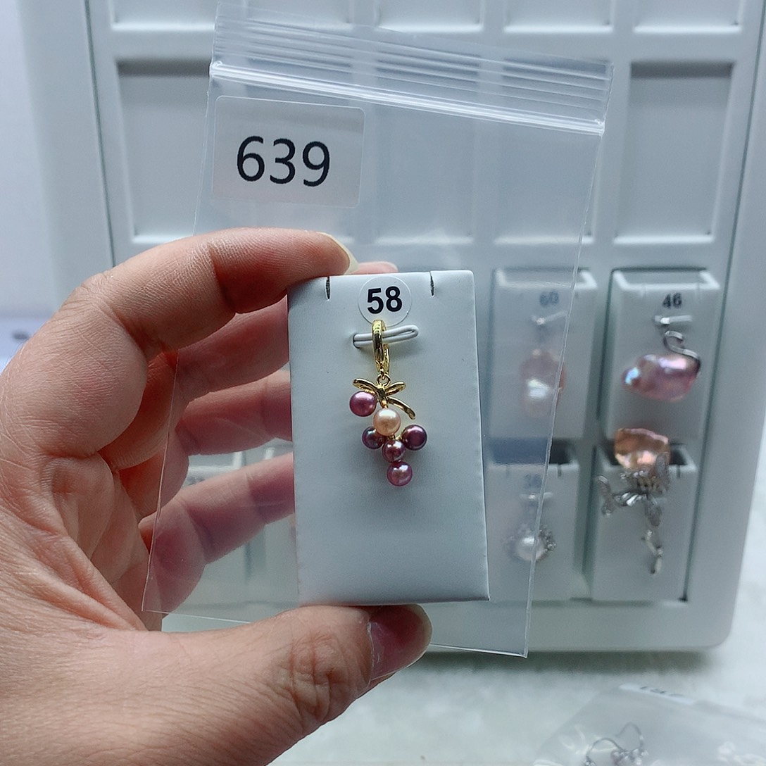 吊坠(不含链)淡水珍珠合金