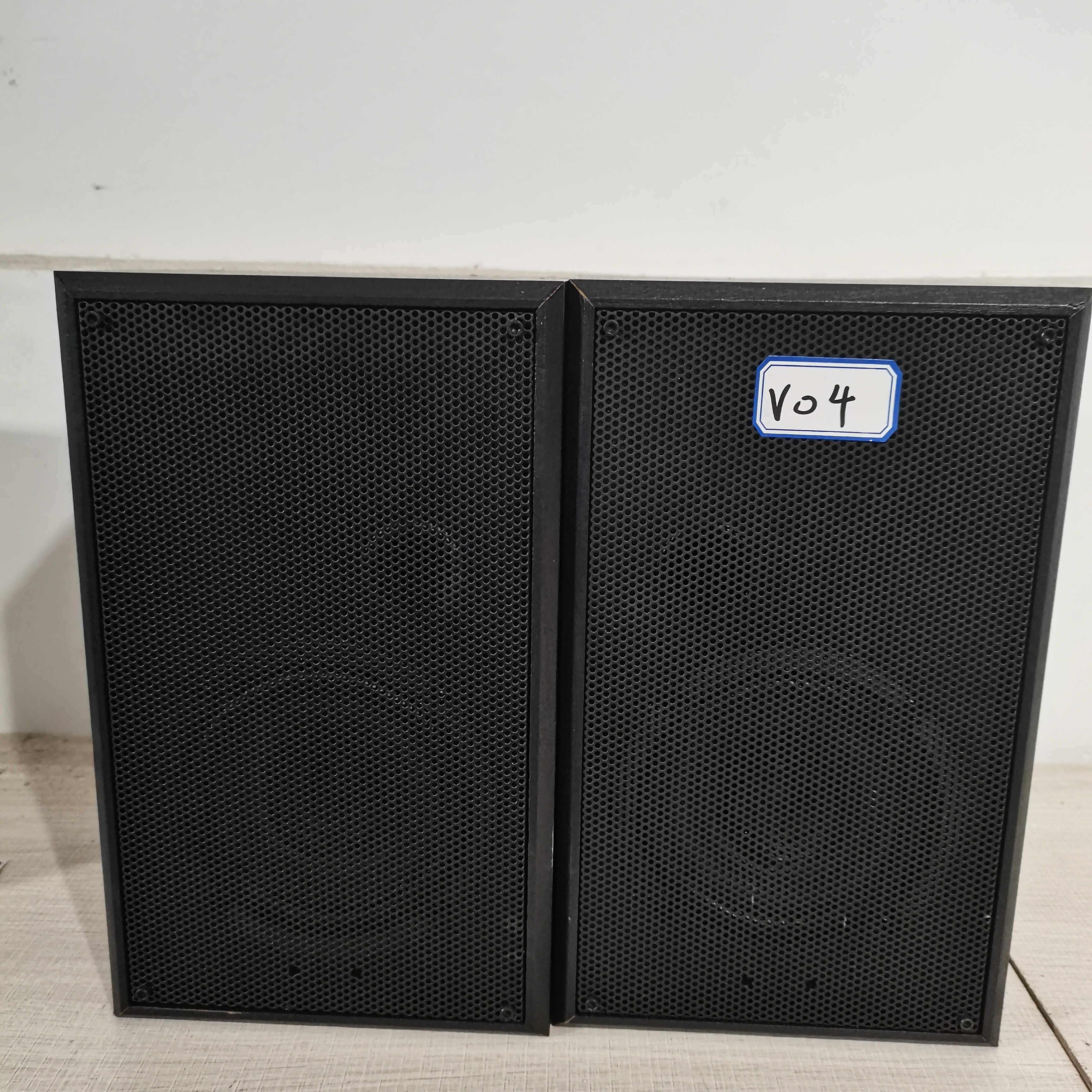 8新  V04号有源音箱一对 4寸同轴 运费包邮